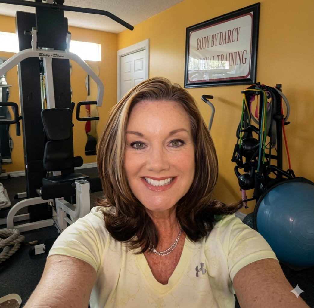 Body By Darcy Personal Trainer and Health Coach With over two decades of experience, I specialize in helping women and men over 40 bridge the gap between feeling "stuck" and feeling truly powerful again. It’s common to reach a stage where you feel uncharacteristically